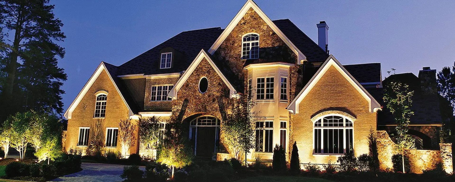 House Lit Up